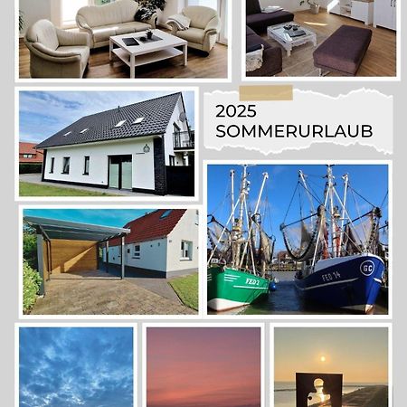 Ferienhaus Strandallee 10A Burhave Exteriör bild